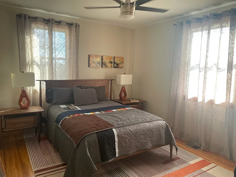 Master bedroom with designer furniture