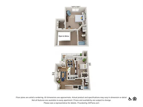 Floor plan Sierra - 2x2
