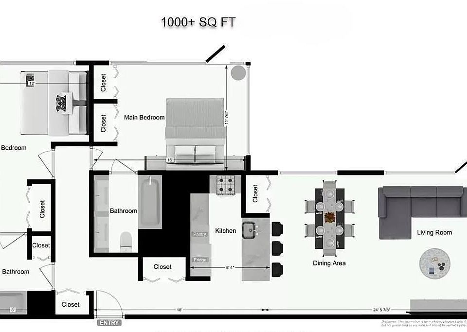 2nd image of 551 Observer Hwy APT 3C