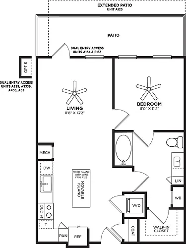 Floor plan A6 Extended