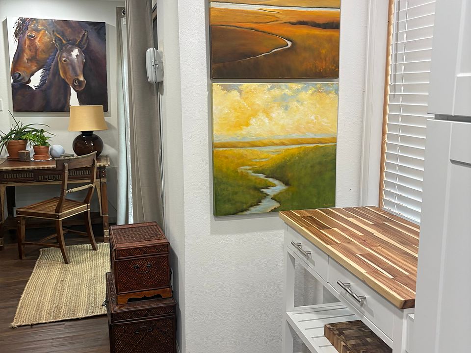 Cutting board with storage.