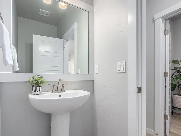 Half bath, off kitchen