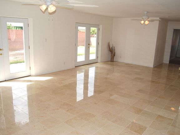 Marble flooring