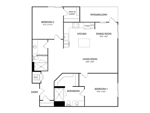 Floor plan B3