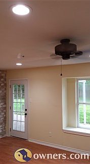 Fresh interior paint, new French Door