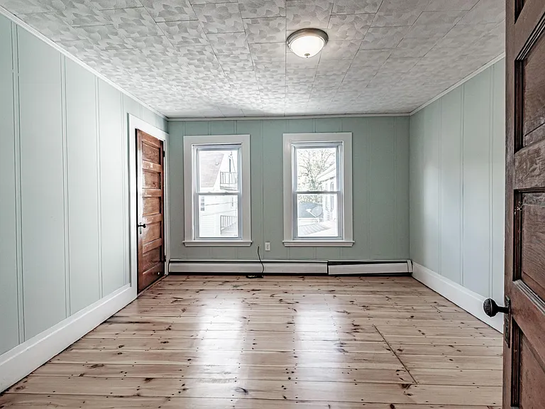 Bedroom #2 - door is off of the kitchen, also an adjoining (lockable) door to bedroom #3