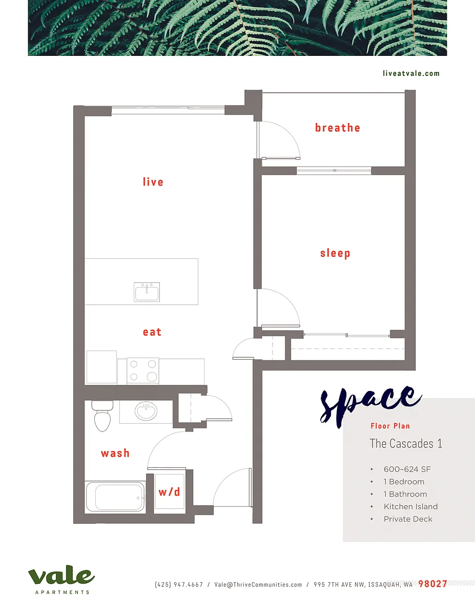 Floor plan 1X1 - A