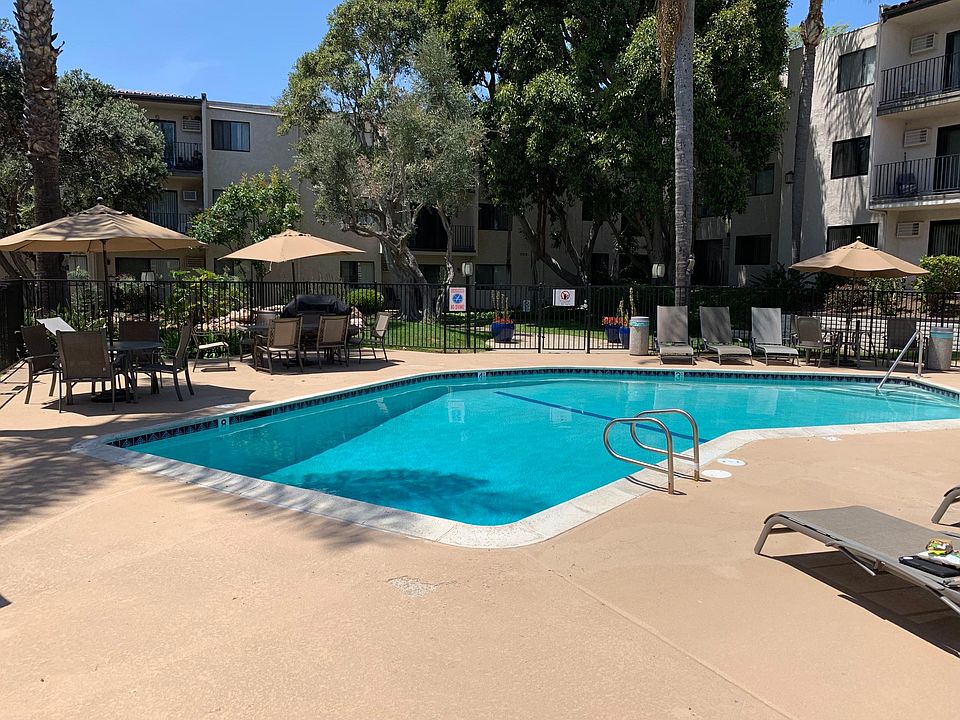 Swimming pool, jacuzzi, lounge chairs, tables/chairs and BBqs.