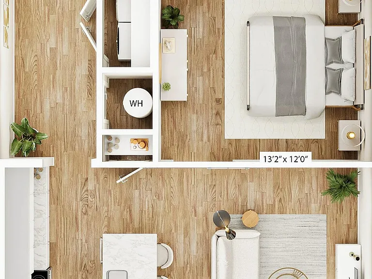 Explore the charm of this contemporary one-bedroom apartment with a seamless layout built for modern living. Explore the charm of this contemporary one-bedroom apartment with a seamless layout built for modern living.