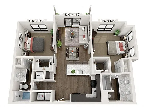 Floor plan B2B