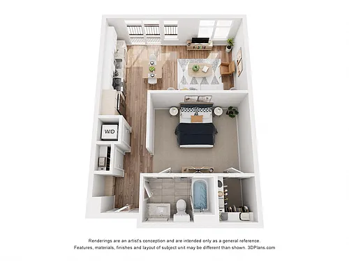 Floor plan Studio 4