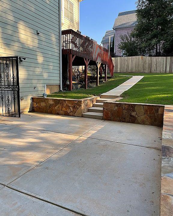 New sidewalk