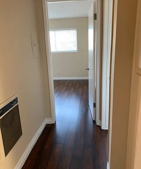 hall looking into a bedroom
