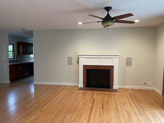 Fireplace in living room