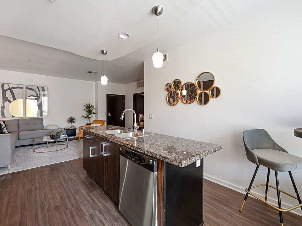 7950 West Sunset Los Angeles, CA One Bedroom Model Kitchen