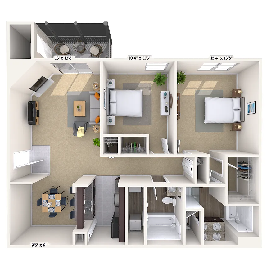 Floor plan The Woodward