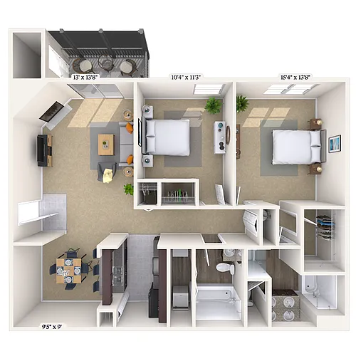 Floor plan The Woodward