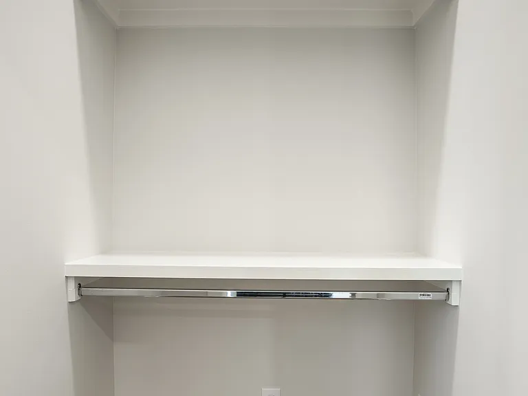 large first-floor coat closet