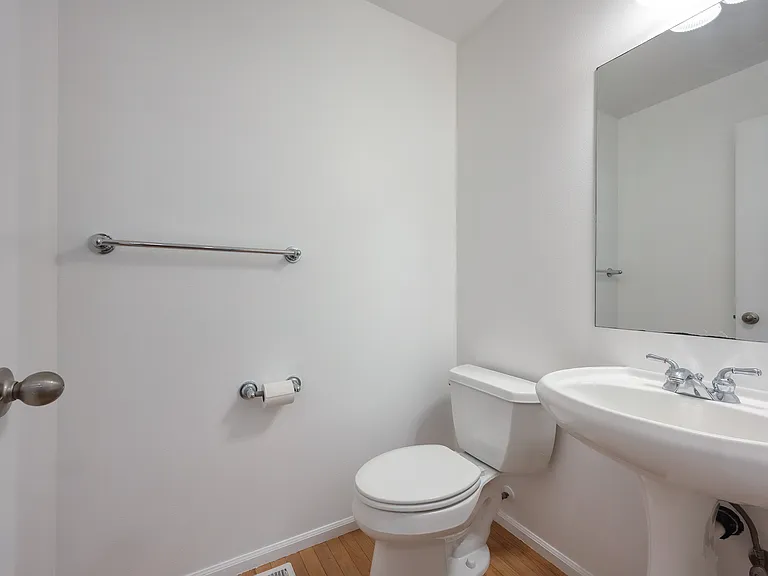 Downstairs powder room