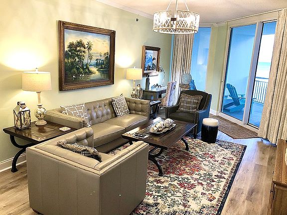 Family room view of balcony 