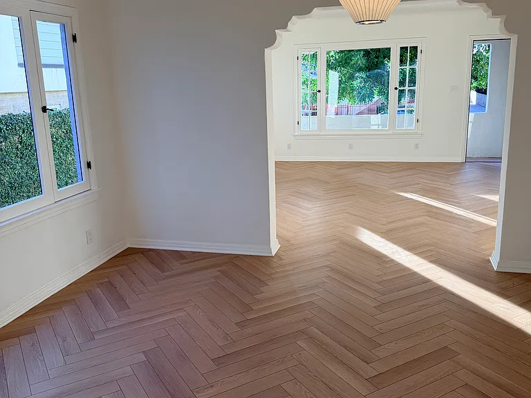 dining room and living room