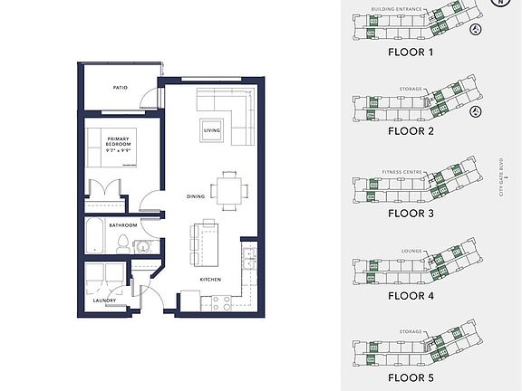 2nd image of 2390 City Gate Blvd #504