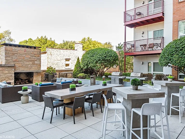 Outdoor Deck with Grilling Stations