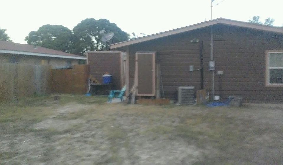 The backyard