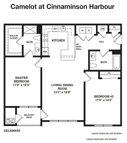 Floor plan Delaware