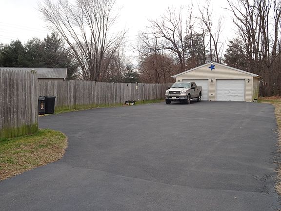 Garage view from driveway