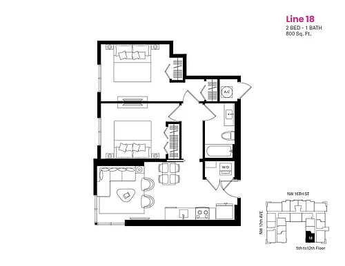 Floor plan Line 18