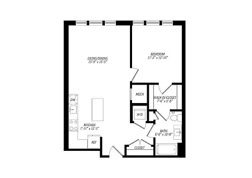 Floor plan A05A