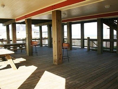 First floor open deck