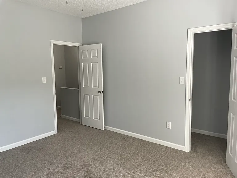 The front bedroom has a great walk-in closet.
