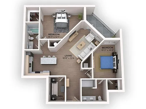 Floor plan B03D