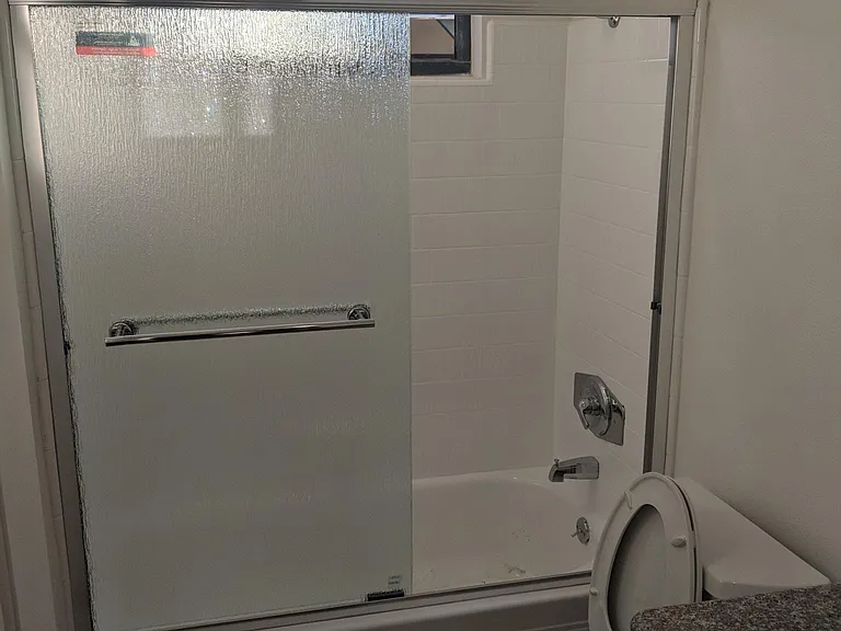 Remodeled Bathrooms with new shower enclosure