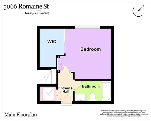 Floor plan One Bedroom Modern Townhome