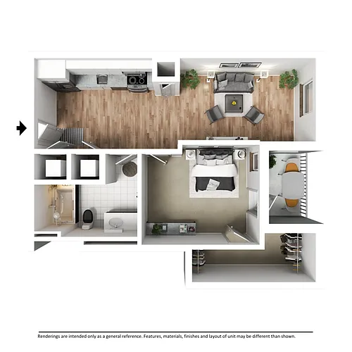 Floor plan Luxury Apartment - Fawcett