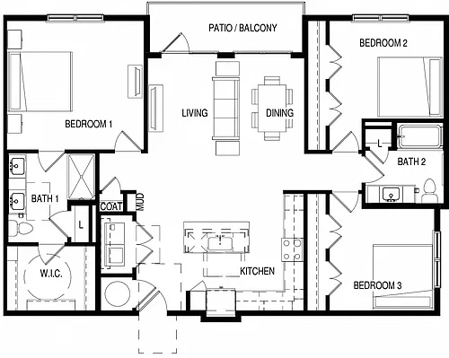 Floor plan C1