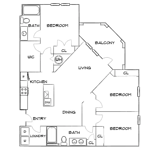 Floor plan Design 3A