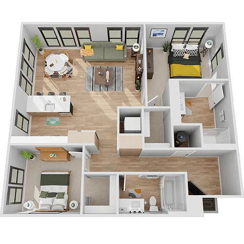 Floor plan Mustang