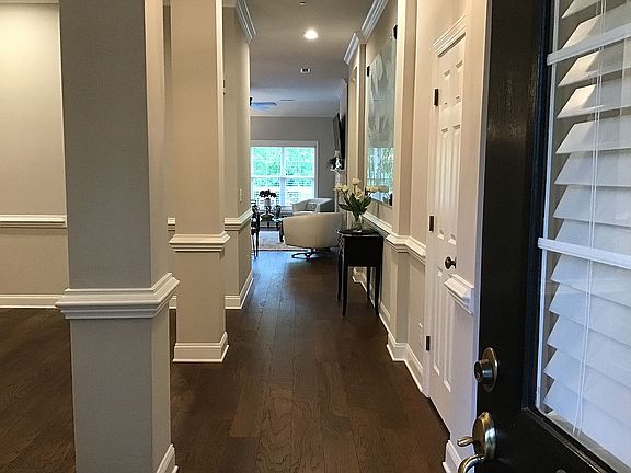 Entering from front door