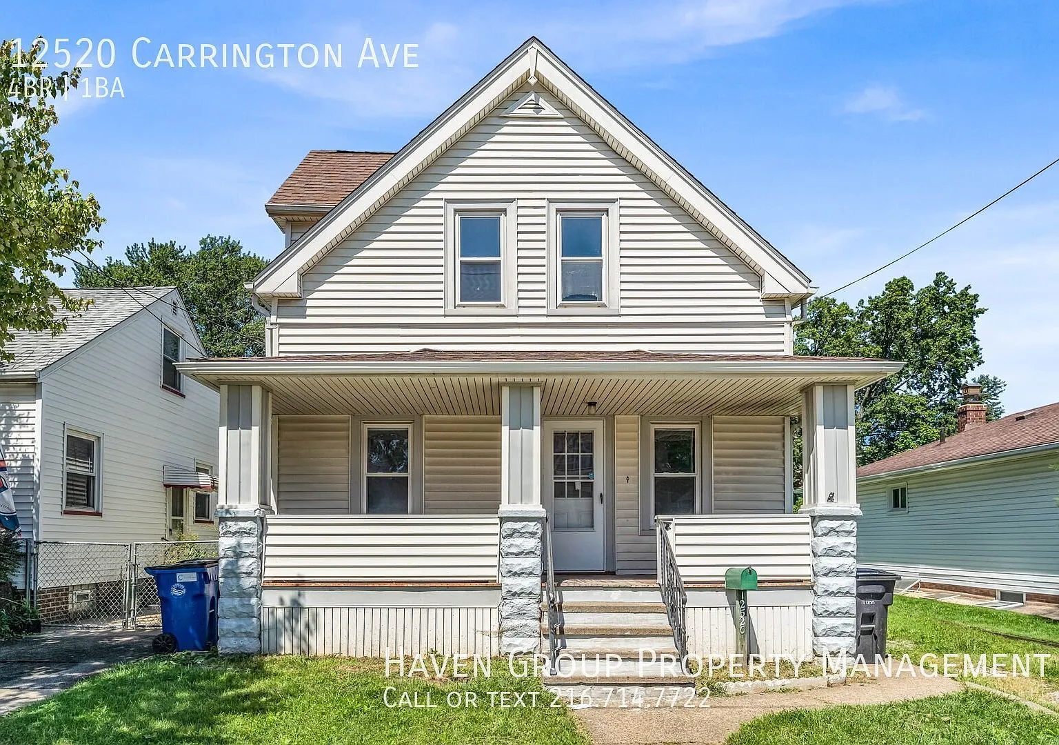 12520 Carrington Ave, Cleveland, OH 44135- Spacious 4-bed 1-bath single-family home! — Photo 1