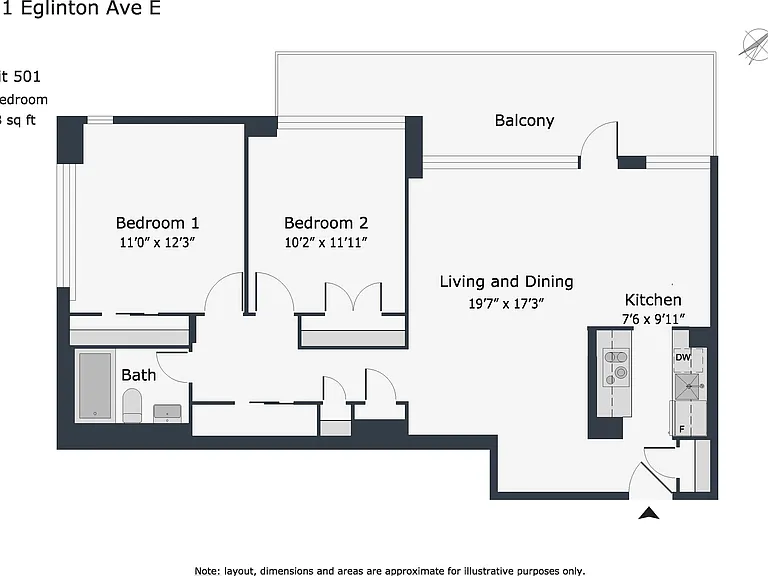 551 Eglinton Ave E #50002A-501 — Photo 9