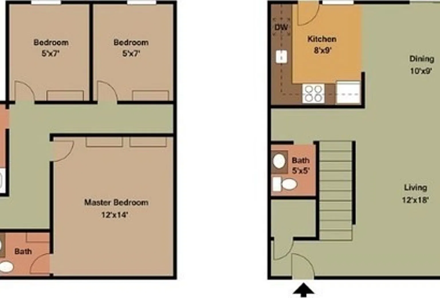 3 Bedroom 2 1/2 Bath Townhome — Photo 1