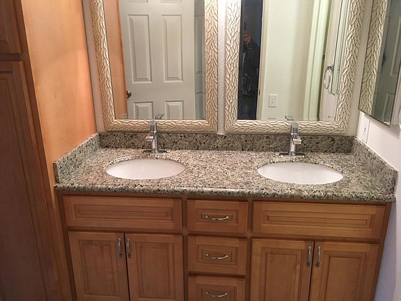 2nd floor bathroom with double vanity
