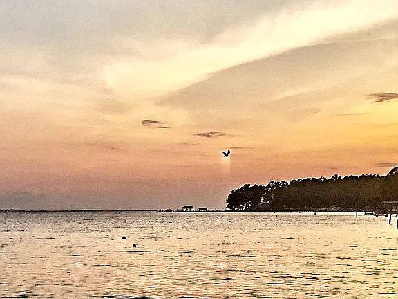 View from an evening on dock