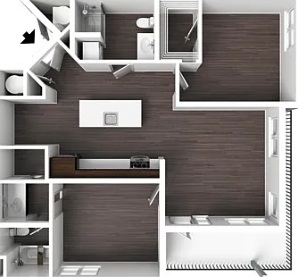 2 Bedroom A 2 Bedroom A