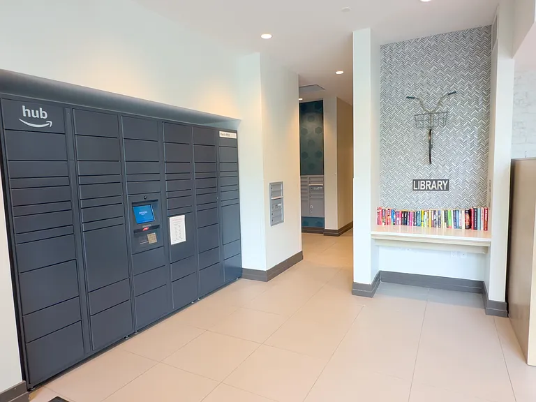 Package Lockers and Free Library Nook
