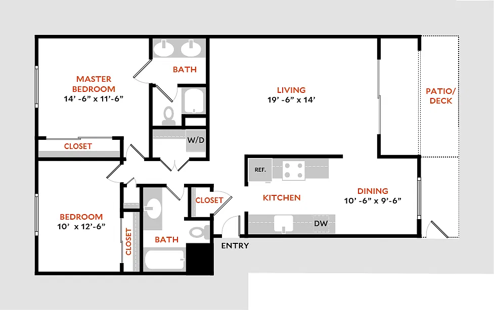 Floor plan Plan 2AR